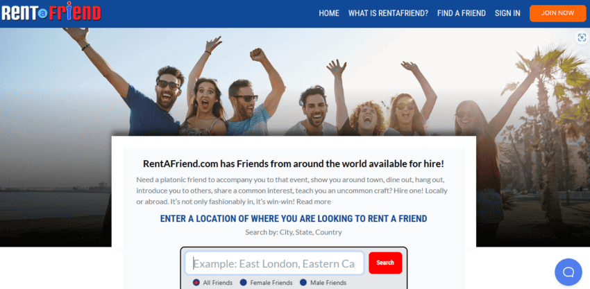 RentAFreind.com