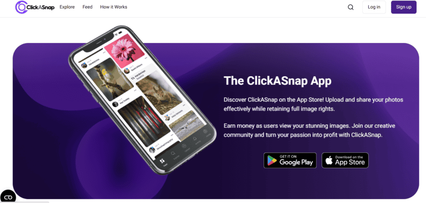 ClickASnap. ClickASnap get paid for your photos.